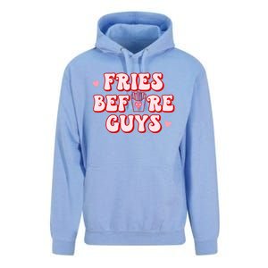 Retro Fries Before Guys French Fires Lover Funny Valentines Meaningful Gift Unisex Surf Hoodie