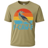 Retro F-Caw-F Black Bird Crow Funny Crow Lover Performance Shirt