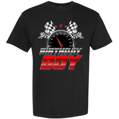 Racing Fan Birthday Boy Speedometer Garment-Dyed Heavyweight T-Shirt