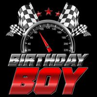 Racing Fan Birthday Boy Speedometer Cooling Performance Crew T-Shirt