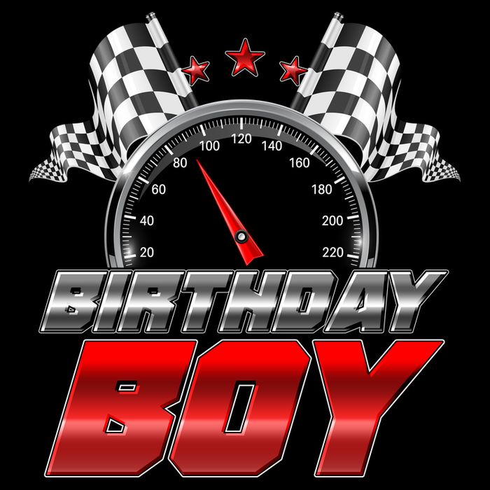 Racing Fan Birthday Boy Speedometer Cooling Performance Crew T-Shirt