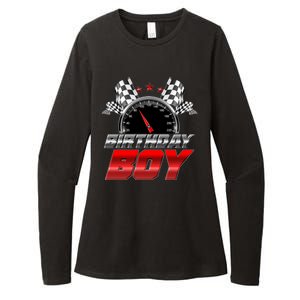 Racing Fan Birthday Boy Speedometer Womens CVC Long Sleeve Shirt