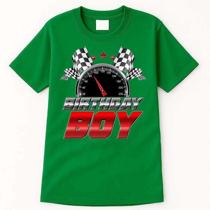 Racing Fan Birthday Boy Speedometer Tall T-Shirt
