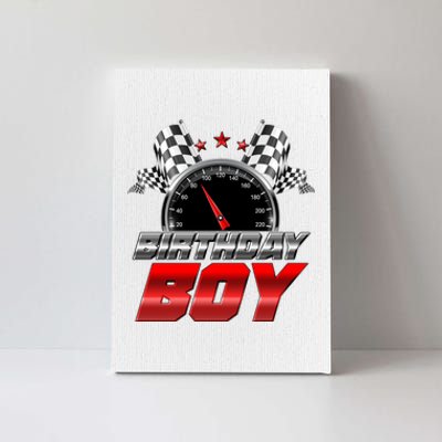 Racing Fan Birthday Boy Speedometer Canvas