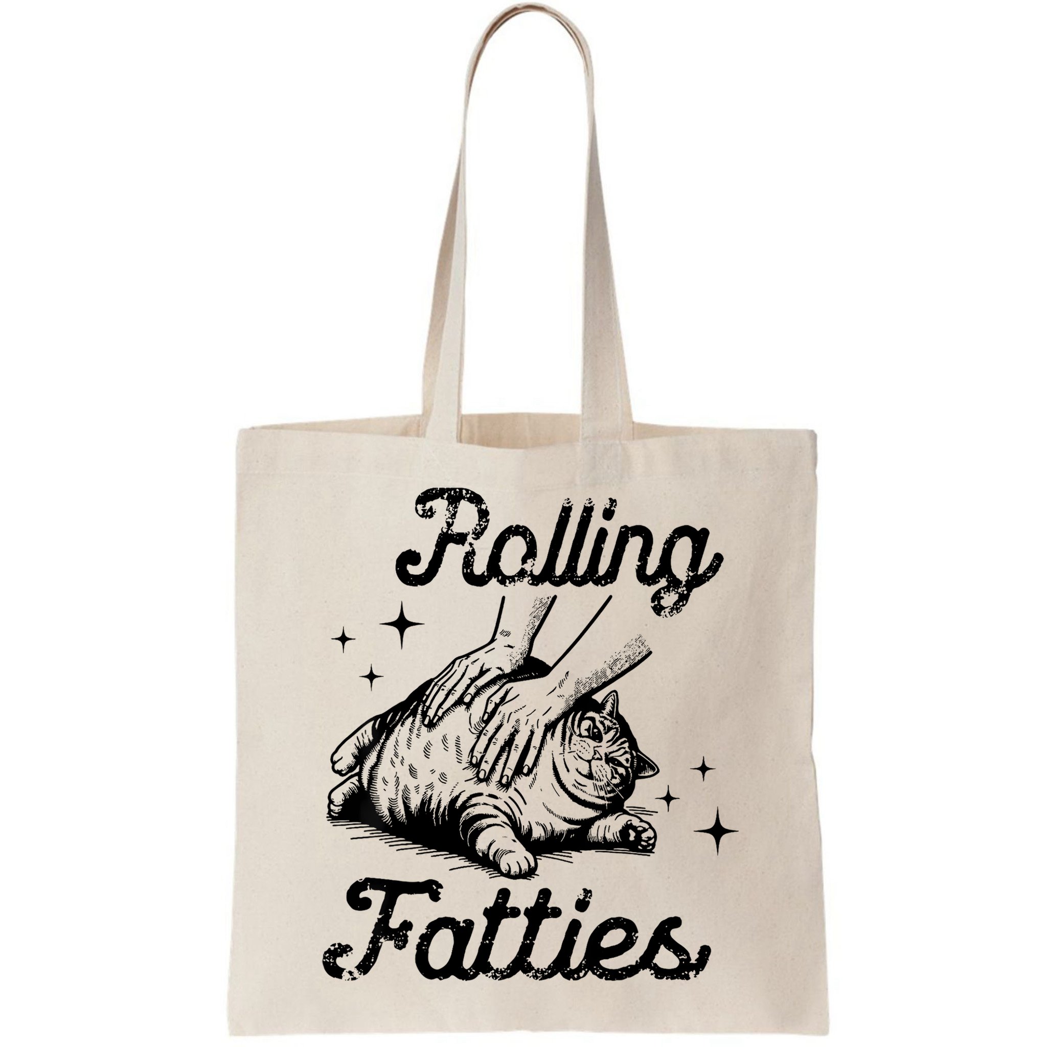 Rolling Fatties Cat Funny Cute Cat Lover Kitten Owner Kitty Bag