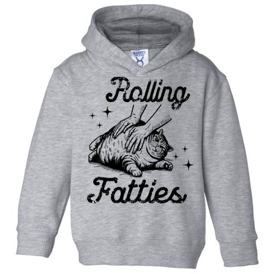 Rolling Fatties Cat Funny Cute Cat Lover Kitten Owner Kitty Toddler Hoodie
