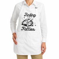 Rolling Fatties Cat Funny Cute Cat Lover Kitten Owner Kitty Apron