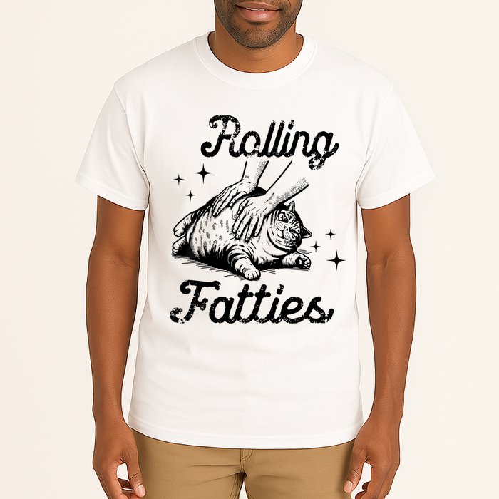 Rolling Fatties Cat Funny Cute Cat Lover Kitten Owner Kitty Tall T-Shirt