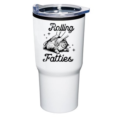 Rolling Fatties Cat Funny Cute Cat Lover Kitten Owner Kitty Tumbler