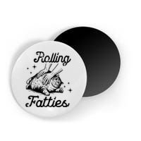 Rolling Fatties Cat Funny Cute Cat Lover Kitten Owner Kitty Magnet
