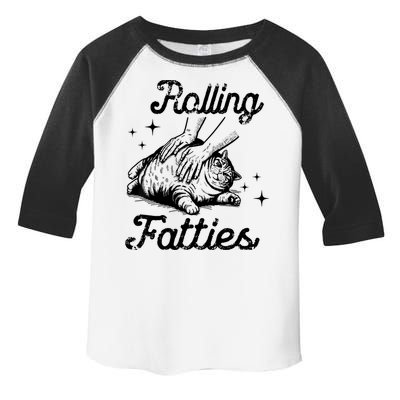 Rolling Fatties Cat Funny Cute Cat Lover Kitten Owner Kitty Toddler Fine Jersey T-Shirt