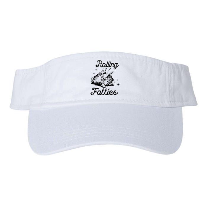 Rolling Fatties Cat Funny Cute Cat Lover Kitten Owner Kitty Visor