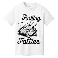 Rolling Fatties Cat Funny Cute Cat Lover Kitten Owner Kitty Kids T-Shirt