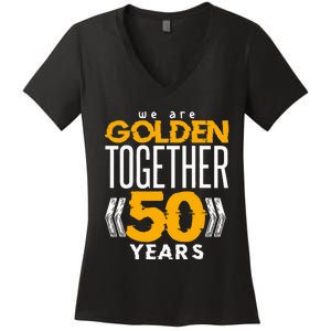 Romantic For Couples 50th Wedding Anniversary Women's V-Neck T-Shirt