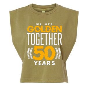 Romantic For Couples 50th Wedding Anniversary Garment-Dyed Women's Muscle Tee