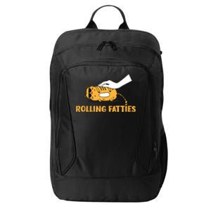 Rolling Fatties Cat Kitty Animal Pet Lovers City Backpack