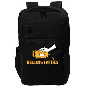 Rolling Fatties Cat Kitty Animal Pet Lovers Impact Tech Backpack