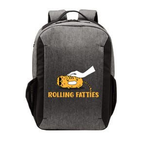 Rolling Fatties Cat Kitty Animal Pet Lovers Vector Backpack