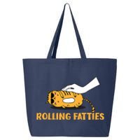 Rolling Fatties Cat Kitty Animal Pet Lovers 25L Jumbo Tote