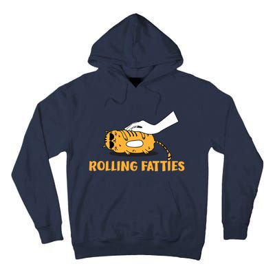 Rolling Fatties Cat Kitty Animal Pet Lovers Tall Hoodie