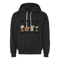 Retro Funny Cruise Blame It On The Drink Package Party Garment-Dyed Fleece Hoodie