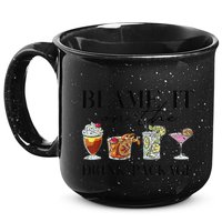 Retro Funny Cruise Blame It On The Drink Package Party 15oz Campfire Ceramic Mug
