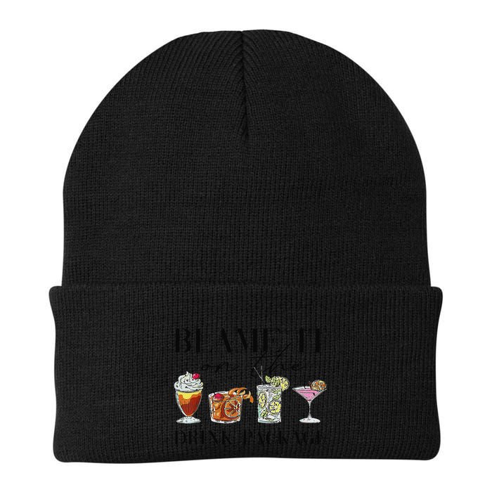 Retro Funny Cruise Blame It On The Drink Package Party Beanie