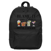 Retro Funny Cruise Blame It On The Drink Package Party 16 in Basic Backpack