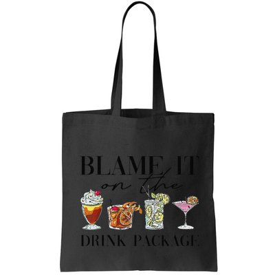 Retro Funny Cruise Blame It On The Drink Package Party Bag