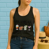 Retro Funny Cruise Blame It On The Drink Package Party Womens Tank Top