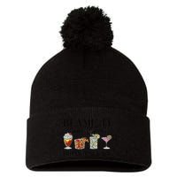 Retro Funny Cruise Blame It On The Drink Package Party Pom Pom 12in Knit Beanie