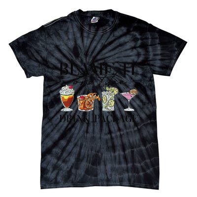 Retro Funny Cruise Blame It On The Drink Package Party Tie-Dye T-Shirt