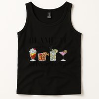 Retro Funny Cruise Blame It On The Drink Package Party Tank Top