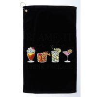 Retro Funny Cruise Blame It On The Drink Package Party Golf Towel