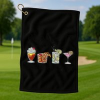 Retro Funny Cruise Blame It On The Drink Package Party Golf Towel
