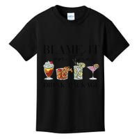 Retro Funny Cruise Blame It On The Drink Package Party Kids T-Shirt