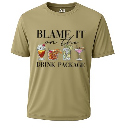 Retro Funny Cruise Blame It On The Drink Package Party Performance Shirt