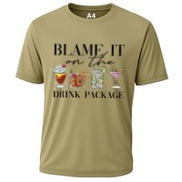 Retro Funny Cruise Blame It On The Drink Package Party Performance Shirt
