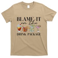 Retro Funny Cruise Blame It On The Drink Package Party T-Shirt