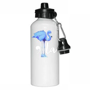 Retro Flamingo Chucks And Pearls Comma La Kamala Harris 2024 Aluminum Water Bottle