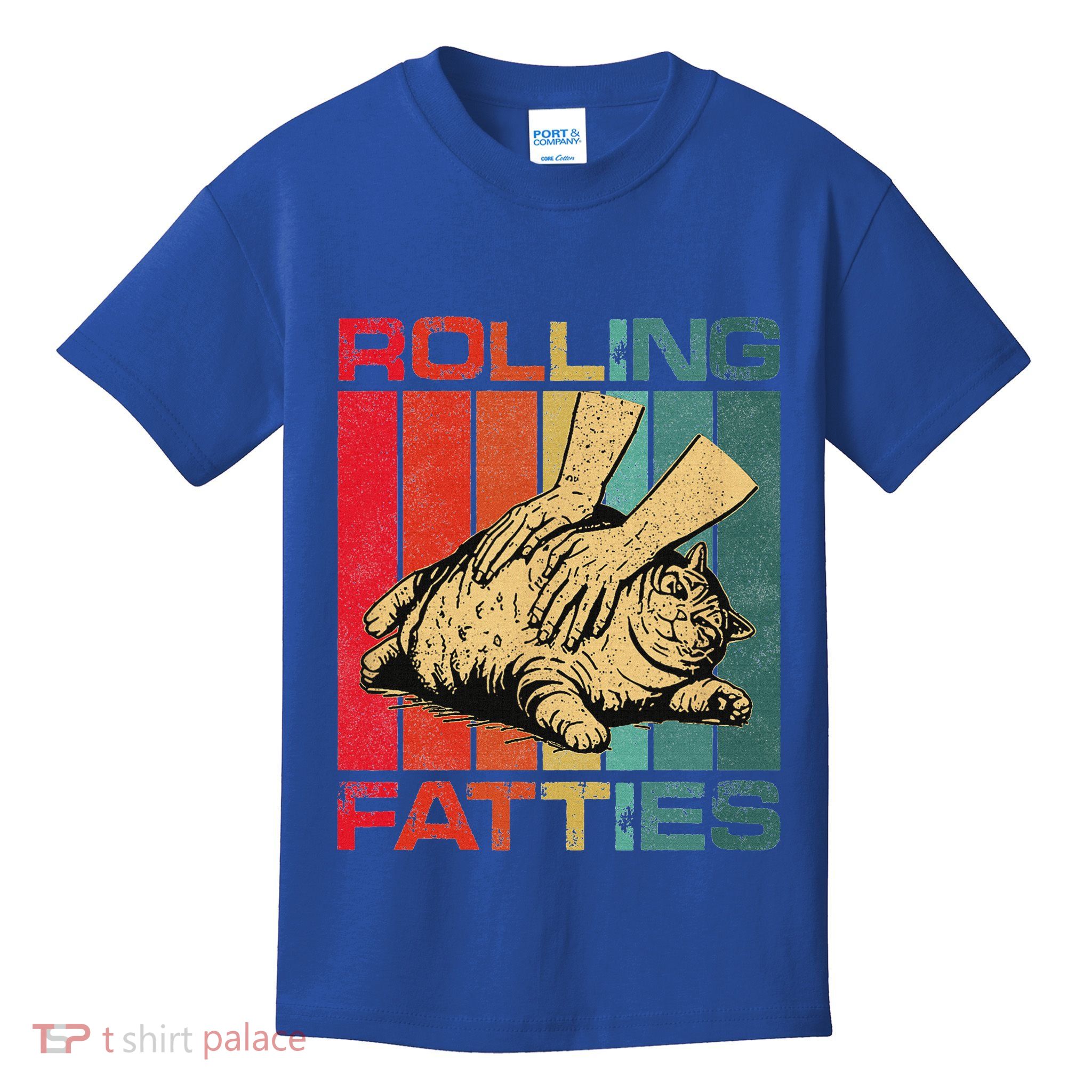 Rolling Fatties Cat Kids T-Shirt