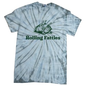 Rolling Fatties Cat Funny Tie-Dye T-Shirt