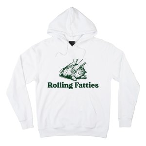 Rolling Fatties Cat Funny Hoodie