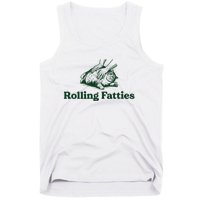 Rolling Fatties Cat Funny Tank Top