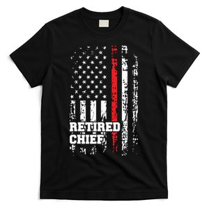 Retired Fire Chief Shirts Firefighter Rank Retirement Gift T-Shirt