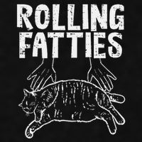 Rolling Fatties Cat Funny Fat Kitten Ladies PosiCharge Tri-Blend Wicking Tank
