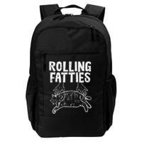 Rolling Fatties Cat Funny Fat Kitten Backpack