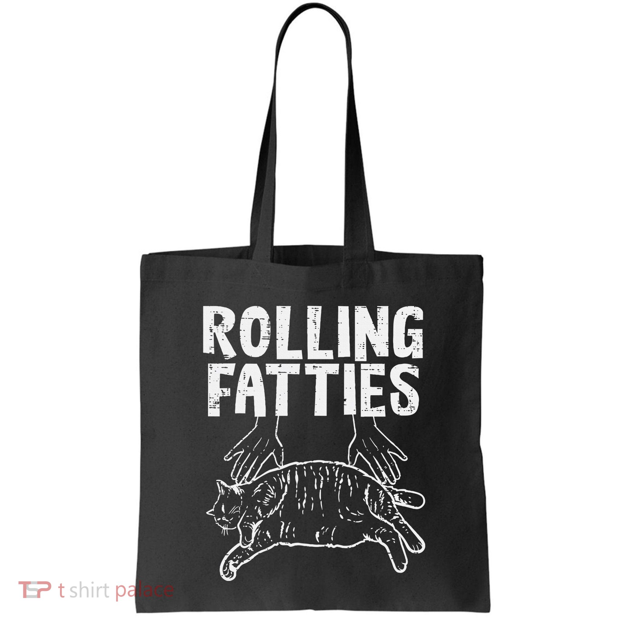 Rolling Fatties Cat Funny Fat Kitten Bag