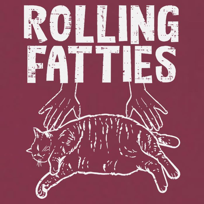 Rolling Fatties Cat Funny Fat Kitten 16oz Travel Tumbler