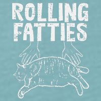 Rolling Fatties Cat Funny Fat Kitten Sueded Cloud Jersey T-Shirt